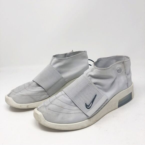 NIKE AIR x FEAR OF GOD | Pure Platinum & Black Sail Moccasin Sneakers Men’s 6.5 main image 7